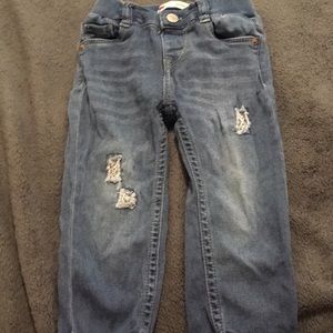 Girls Levi ripped skinny Jeans